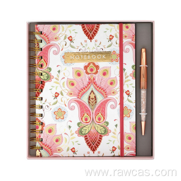 Customized Best Box Women Pink Stationery Gift Sets